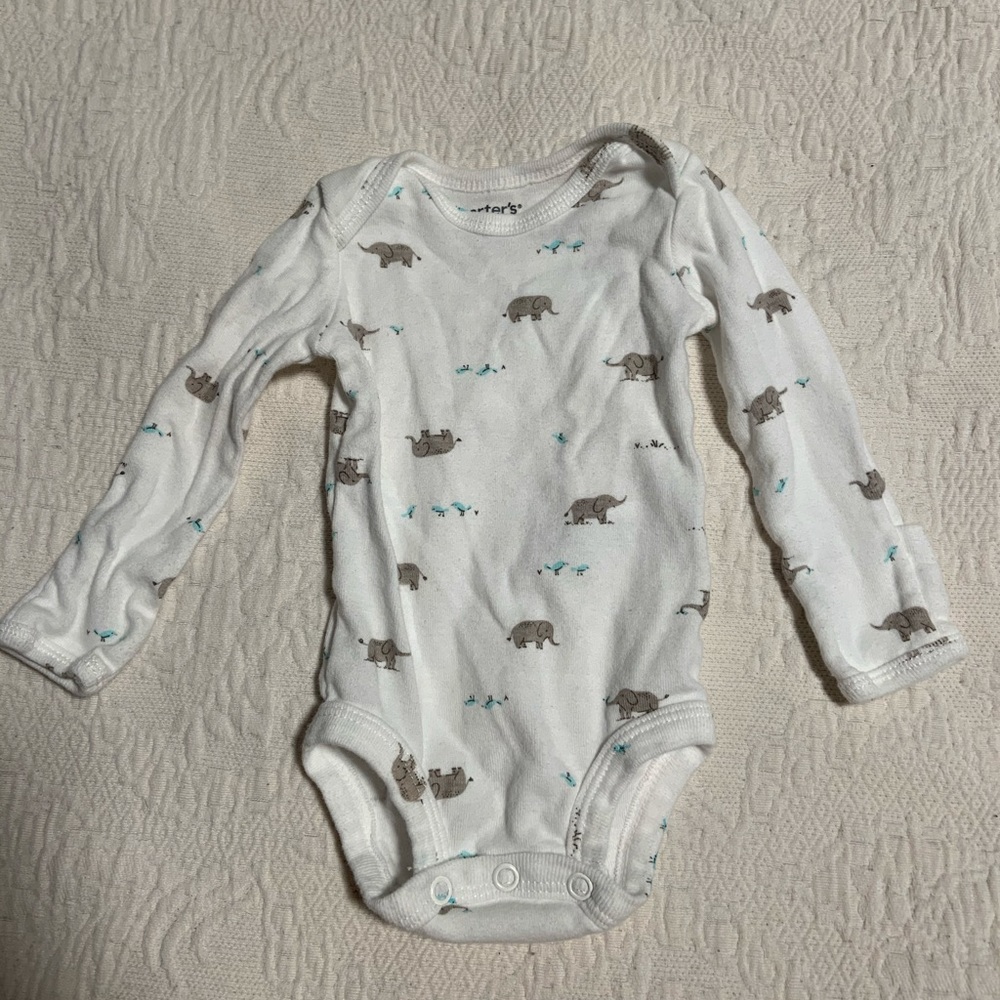 NB long sleeve top with hand cuffs